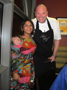 Tom Kerridge came round to grate truffle onto our chicken